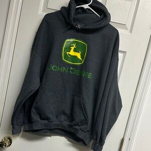 John Deere Men's Dark Gray Hoodie